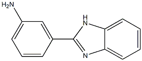 3-(1H-Benzimidazole-2-yl)benzenamine 结构式