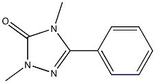2,4-Dimethyl-5-(phenyl)-2H-1,2,4-triazol-3(4H)-one 结构式
