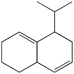 1,2,4a,5,6,7-Hexahydro-1-isopropylnaphthalene 结构式