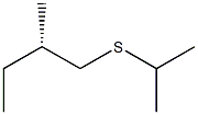 [S,(+)]-1-Methylethyl 2-methylbutyl sulfide 结构式