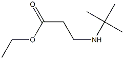 3-(tert-Butylamino)propionic acid ethyl ester 结构式