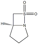 [5S,(-)]-1-Aza-7-thiabicyclo[3.2.0]heptane7,7-dioxide 结构式