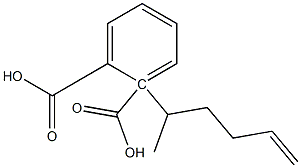 (+)-Phthalic acid hydrogen 1-[(S)-5-hexene-2-yl] ester 结构式