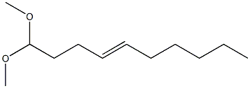 4-Decenal dimethyl acetal 结构式