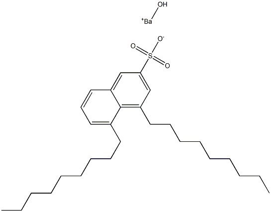 4,5-Dinonyl-2-naphthalenesulfonic acid hydroxybarium salt 结构式