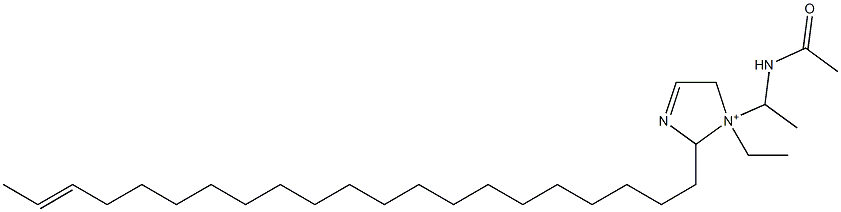 1-[1-(Acetylamino)ethyl]-1-ethyl-2-(19-henicosenyl)-3-imidazoline-1-ium 结构式