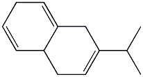 1,4,4a,7-Tetrahydro-2-isopropylnaphthalene 结构式