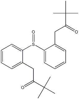 2-Oxo-3,3-dimethylbutylphenyl sulfoxide 结构式