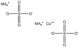 Diammonium copper(II) disulfate 结构式