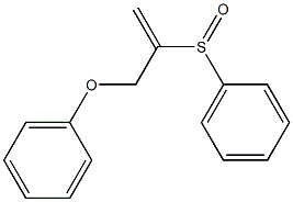 1-[[2-(Phenylsulfinyl)-2-propenyl]oxy]benzene 结构式