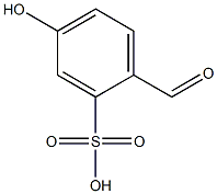 2-Formyl-5-hydroxybenzenesulfonic acid 结构式