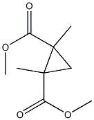 1,2-Dimethyl-1,2-cyclopropanedicarboxylic acid dimethyl ester 结构式