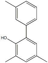 4,6-Dimethyl-2-(3-methylphenyl)phenol 结构式