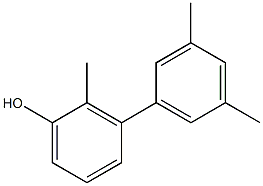 3-(3,5-Dimethylphenyl)-2-methylphenol 结构式