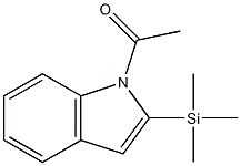 1-Acetyl-2-trimethylsilyl-1H-indole 结构式