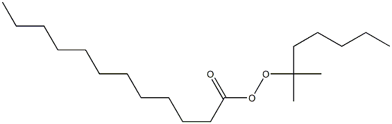 Dodecaneperoxoic acid 1,1-dimethylhexyl ester 结构式