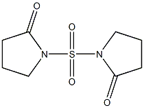 1,1'-Sulfonylbis(pyrrolidin-2-one) 结构式