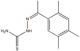 1-[1-(2,4,5-Trimethylphenyl)ethylidene]thiosemicarbazide 结构式