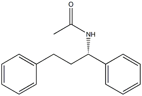 (-)-N-[(S)-1,3-Diphenylpropyl]acetamide 结构式