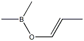 Dimethyl(1-propenyloxy)borane 结构式