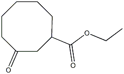 3-Oxocyclooctane-1-carboxylic acid ethyl ester 结构式