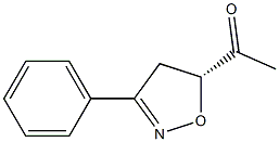 (5R)-3-Phenyl-5-acetyl-2-isoxazoline 结构式