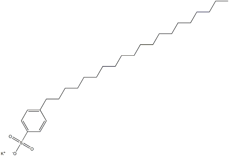 4-Icosylbenzenesulfonic acid potassium salt 结构式