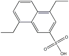 4,8-Diethyl-2-naphthalenesulfonic acid 结构式
