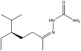 [R,(+)]-5-Ethyl-6-methyl-2-heptanonesemicarbazone 结构式