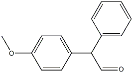 (4-Methoxyphenyl)phenylacetaldehyde 结构式