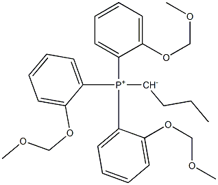 1-Tris(2-methoxymethoxyphenyl)phosphoniobutan-1-ide 结构式