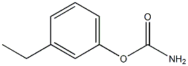 Carbamic acid 3-ethylphenyl ester 结构式