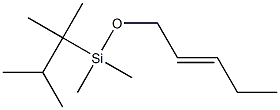 5-[[(1,1,2-Trimethylpropyl)dimethylsilyl]oxy]-3-pentene 结构式