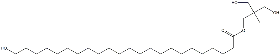 23-Hydroxytricosanoic acid 2,2-bis(hydroxymethyl)propyl ester 结构式