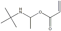 Acrylic acid 1-(tert-butylamino)ethyl ester 结构式