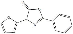 2-Phenyl-4-(2-furyl)oxazol-5(4H)-one 结构式