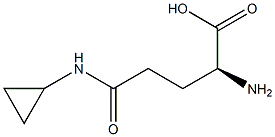 N5-(Cyclopropyl)-L-glutamine 结构式