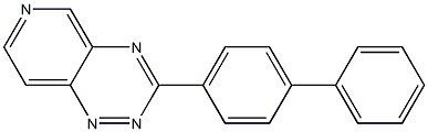 3-(1,1'-Biphenyl-4-yl)pyrido[3,4-e]-1,2,4-triazine 结构式