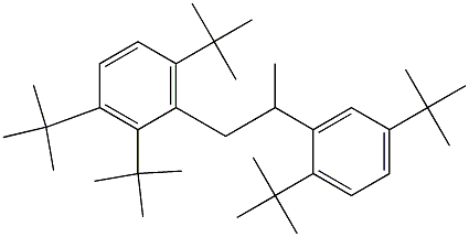 1-(2,3,6-Tri-tert-butylphenyl)-2-(2,5-di-tert-butylphenyl)propane 结构式