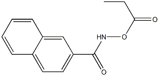 N-Propionyloxy-2-naphthamide 结构式