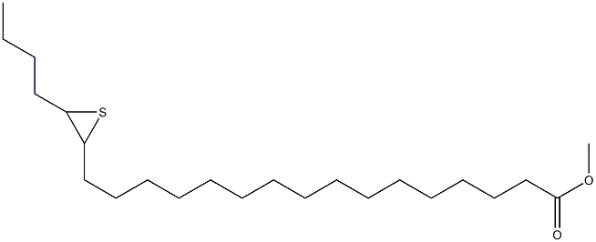 17,18-Epithiodocosanoic acid methyl ester 结构式