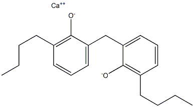 Calcium 2,2'-methylenebis(6-butylphenoxide) 结构式