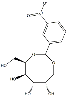 2-O,6-O-(3-Nitrobenzylidene)-L-glucitol 结构式