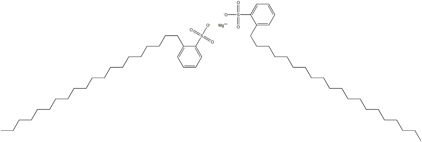 Bis(2-icosylbenzenesulfonic acid)magnesium salt 结构式