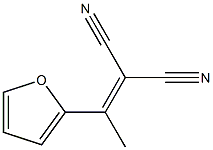 [1-(2-Furyl)ethylidene]malononitrile 结构式