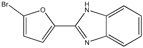 2-(5-Bromofuran-2-yl)-1H-benzimidazole 结构式