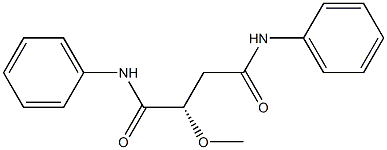 [S,(-)]-2-Methoxy-N,N'-diphenylsuccinamide 结构式