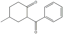 4-Methyl-2-(benzoyl)cyclohexan-1-one 结构式