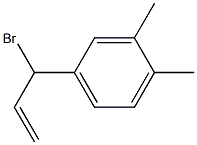 1-(1-Bromoallyl)-3,4-dimethylbenzene 结构式