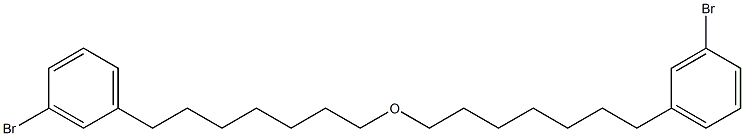 3-Bromophenylheptyl ether 结构式